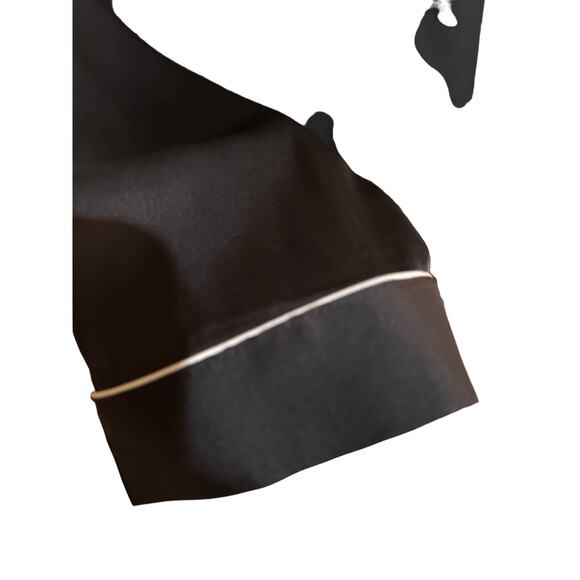 Ekouaer black pajama top NEW - Picture 5 of 6